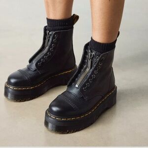 Dr. Martens Black Leather Sinclair Boots